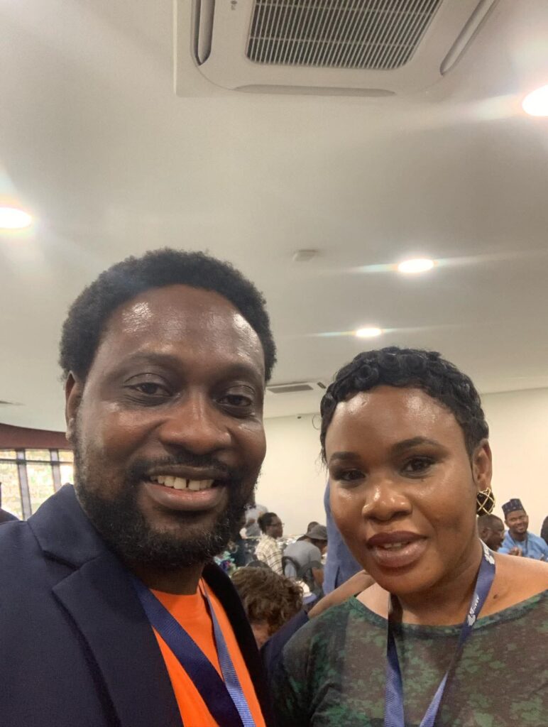 Bidemi with Abiola Ayilara Founder of MyQura caregiving platform